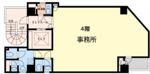 東京リアル岩本町ビル 4階 間取り図