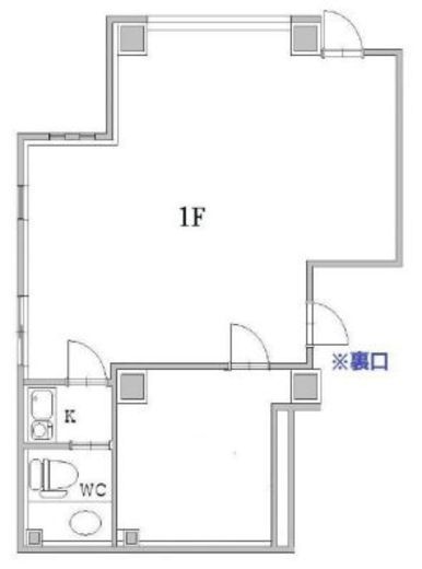 日鉄岩本町ビルディング 1階 間取り図