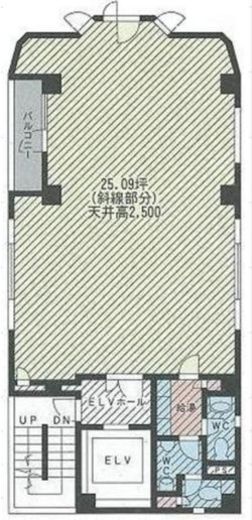 第32荒井ビル 2階 間取り図
