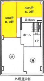 曽根ビル 403 間取り図