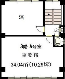 杉山ビル 3A 間取り図