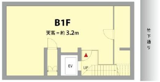 モダンフォルム原宿 B1階 間取り図