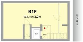 モダンフォルム原宿 B1階 間取り図