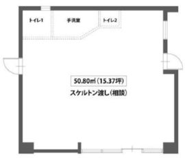 渋谷作本ビル 1階 間取り図