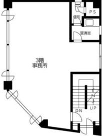 市嶋屋ビル 3階 間取り図