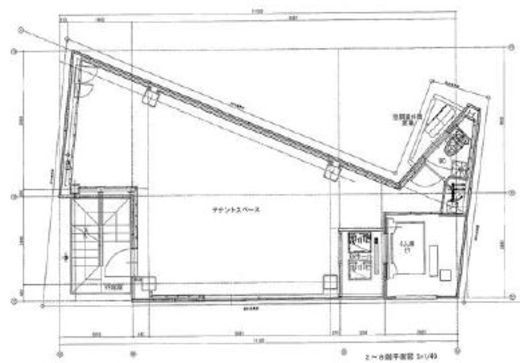 新宿アウンビル 2階 間取り図