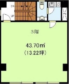 萩原ビル 3階 間取り図