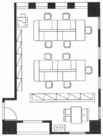 アイオス銀座 614 間取り図