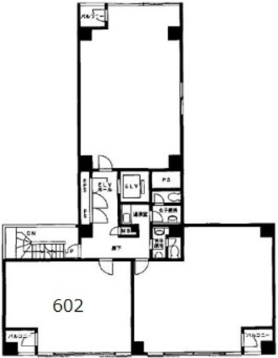 NIT築地ビル 602 間取り図