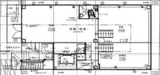 (仮)勝どき4丁目計画 1階 間取り図