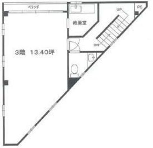 藤森ビル 3階 間取り図