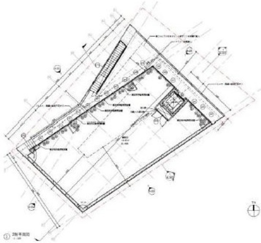 SENDAGAYA BUILDING 2階 間取り図