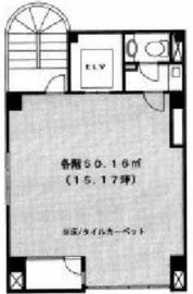 神田NSOビル 4階 間取り図