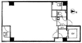 日宝九段下ビル 10階 間取り図