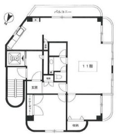 コンド恵比寿 1101 間取り図