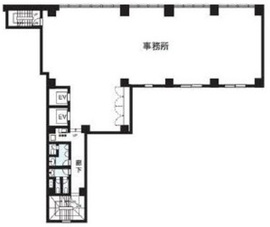 コア京橋ビル 4階 間取り図