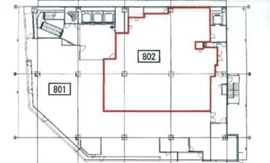 京王フレンテ新宿3丁目 802 間取り図