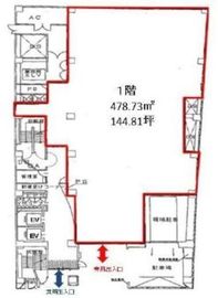 青山クリスタルビル 1階 間取り図