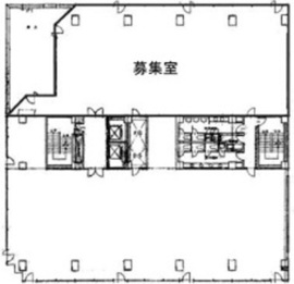 中野第一OSビル 3階北 間取り図