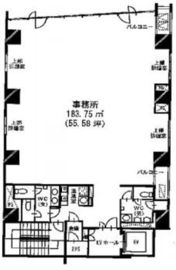 外苑ビル 9階 間取り図