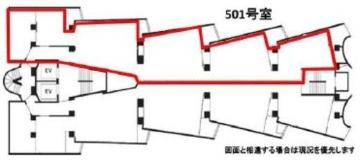 GUNKAN東新宿 501 間取り図
