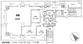 東商共同ビル 8階 間取り図