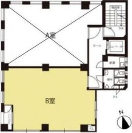 カツハタビル 3階B 間取り図