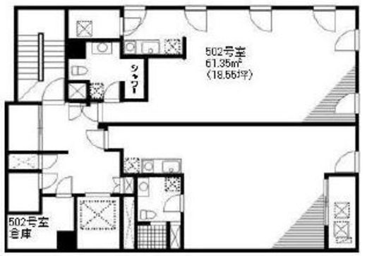 ASITIS芝 701 間取り図