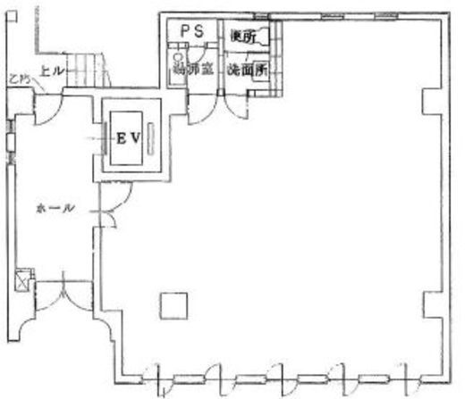 富島第1青山ビル 1階 間取り図