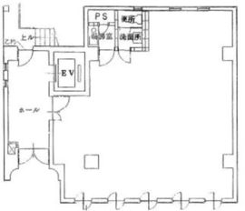 富島第1青山ビル 1階 間取り図