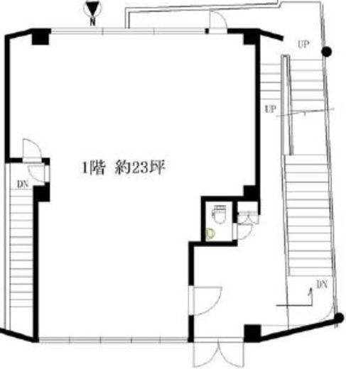 小原ビル(恵比寿) 1階 間取り図