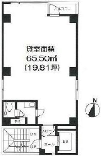 恵比須ビル 3階 間取り図
