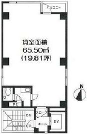 恵比須ビル 3階 間取り図