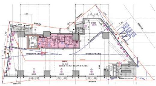 赤坂フロントタウン 4階 間取り図