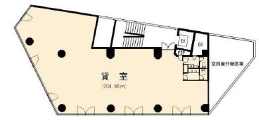 モードコスモスビル 3階 間取り図