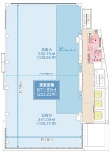 ヒューリック南青山ビル 9階 間取り図