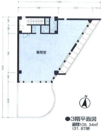 渋谷CHビル 3階 間取り図
