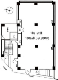 富士見坂プレイス(店舗) 1階 間取り図
