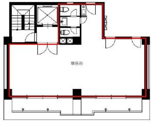 加富屋ビル 6階 間取り図
