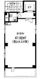 アオキビスポークビル 6階 間取り図