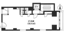 殿塚ビル 3階 間取り図