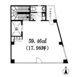 広尾宮田アネックスビル 6階 間取り図