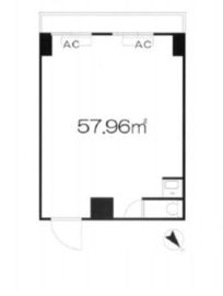 高田馬場ダイカンプラザ 413 間取り図