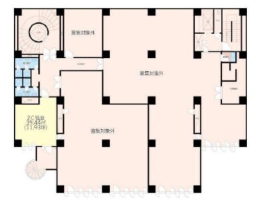 犬塚ビル 2階C 間取り図