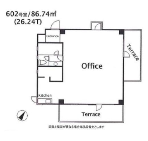 ビラ・グロリア 602 間取り図
