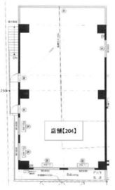 代官山眺めのいい家（店舗・事務所） 204 間取り図