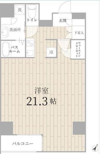 テラス銀座 701 間取り図