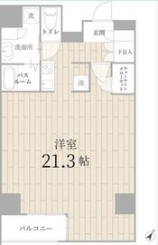 テラス銀座 701 間取り図