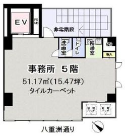 松下ビル 5階 間取り図