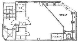 ナカミツ高輪ビル 401 間取り図